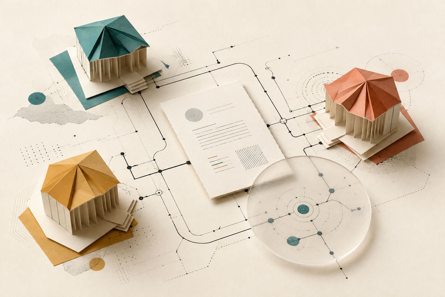A supplier review connects evidence, data flows, contract controls and a scoped decision.