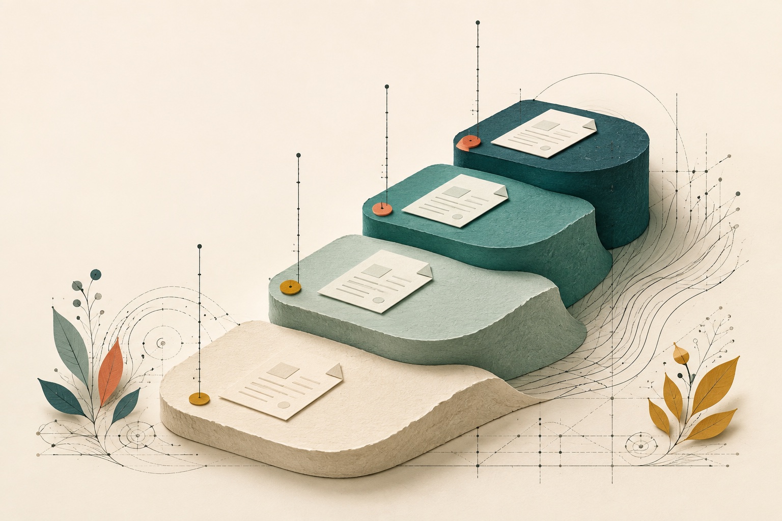 Four distinct information levels progress from public material to tightly restricted records.