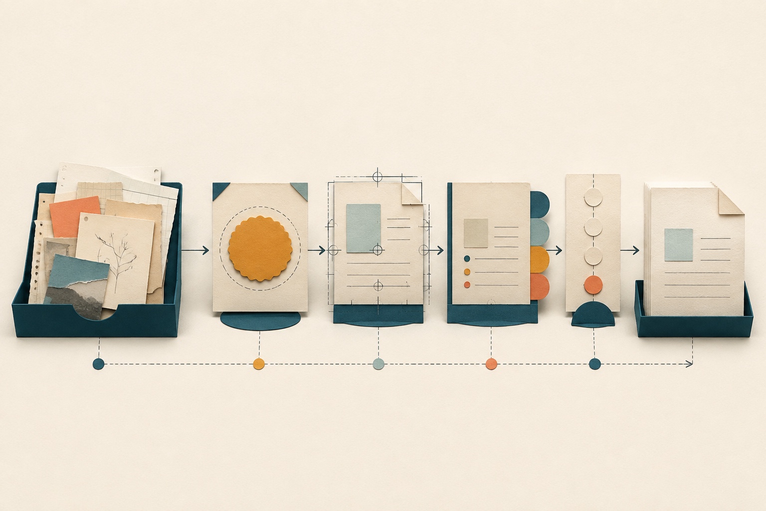 Versioned source documents pass through preparation and review gates before entering a RAG index.